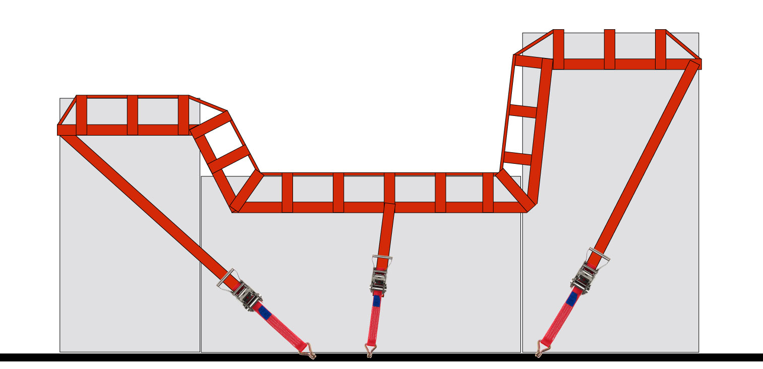 Siatka zabezpieczająca ładunek